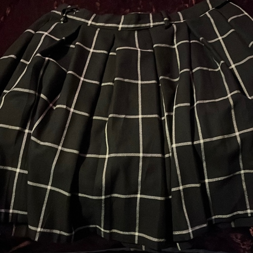 Plaid skirt